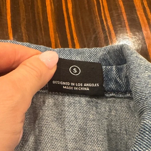 MIOU MUSE | DENIM OVERSIZE BLAZER Size Small - Picture 7 of 11